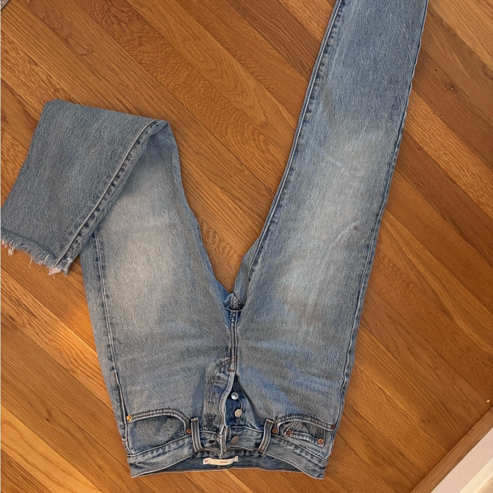 Levi's Light Blue Straight Leg Jeans